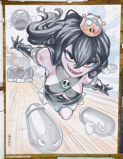 Here’s my drawing of Bull-ette Bill!