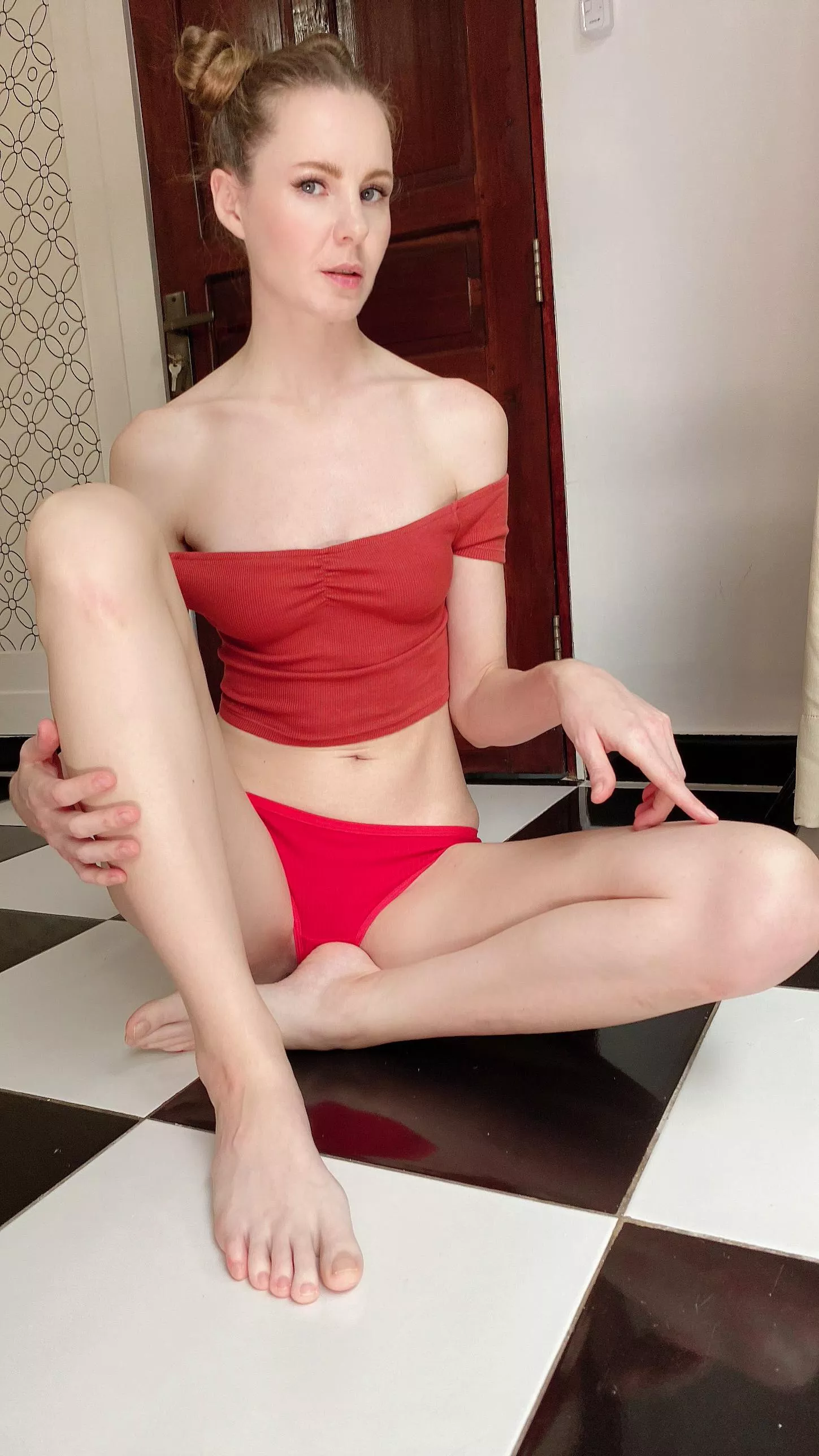 I put on my favorite panties you'll like it :)