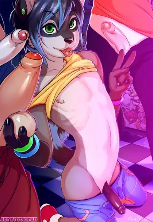 I want to be gang banged like this(artist unknown)