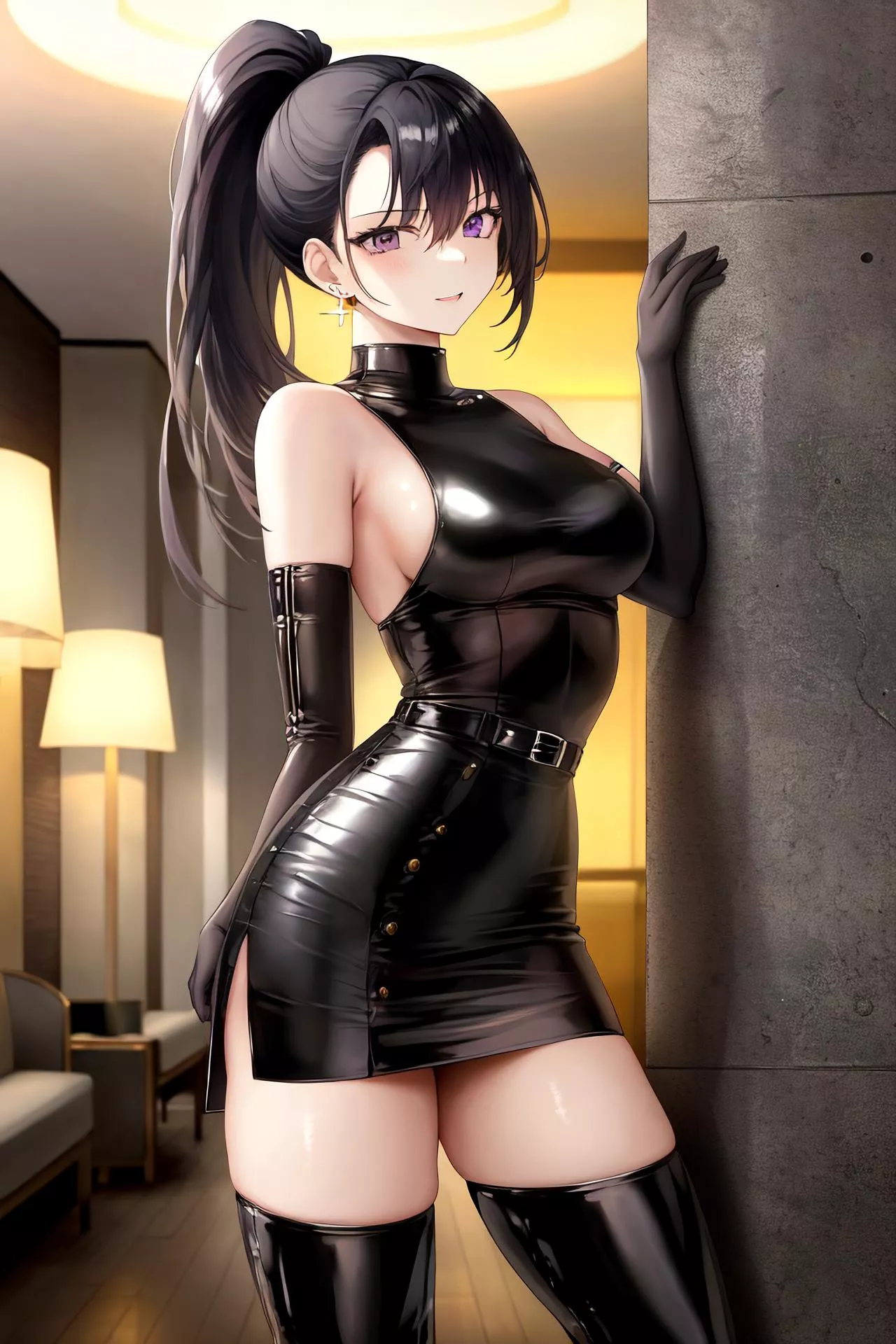 Invited to her Apartment