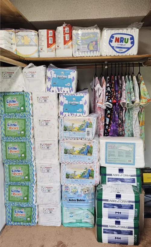 It's nice having a large closet. Was down to just what's on the top shelf.