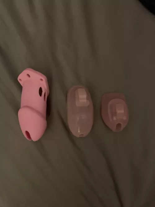 Just got my new nano cage!! Evolution of a sissy 💅