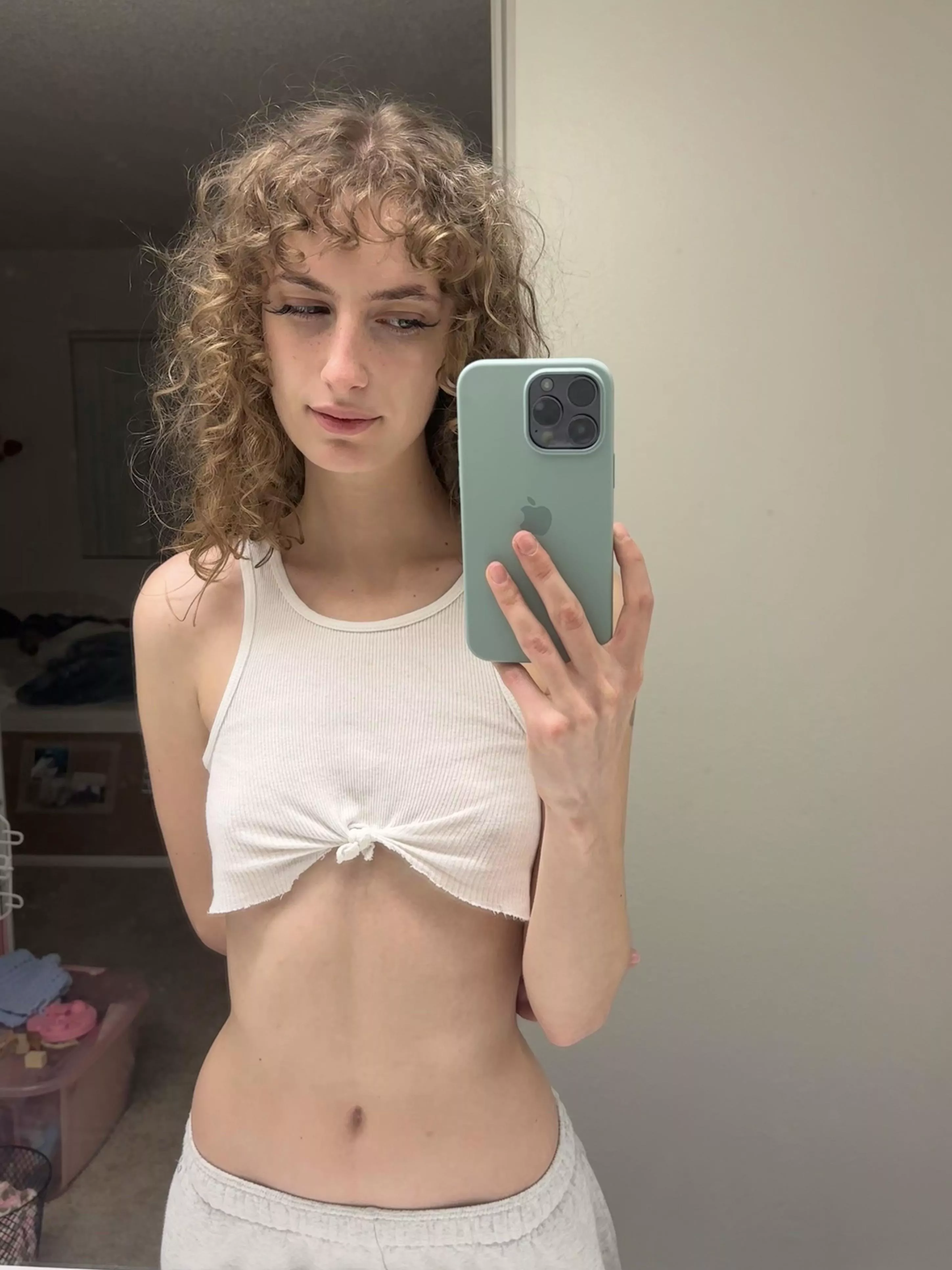 Less fabric the better 😁