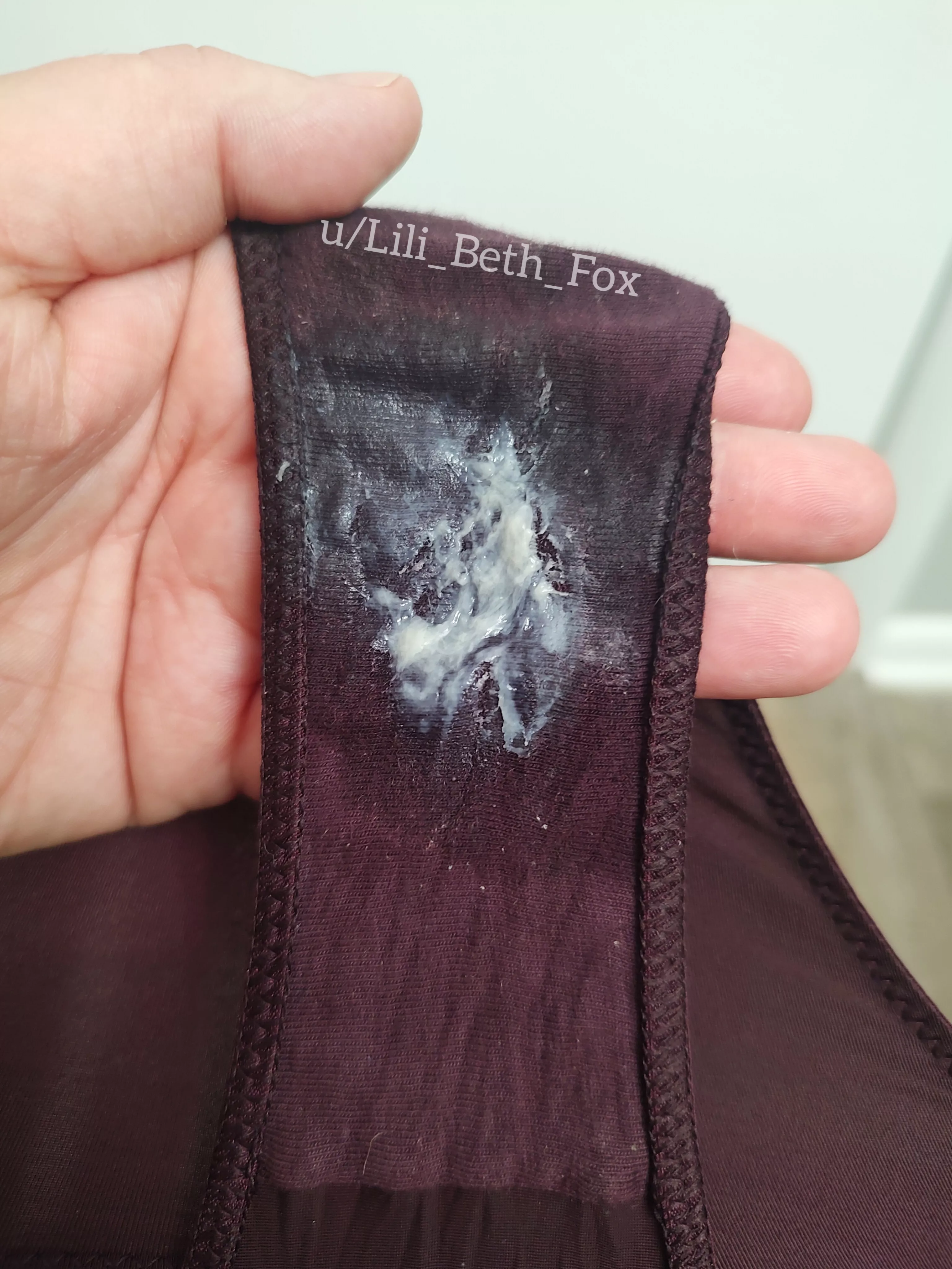 Look how my cream soaks into the gusset... [OC]