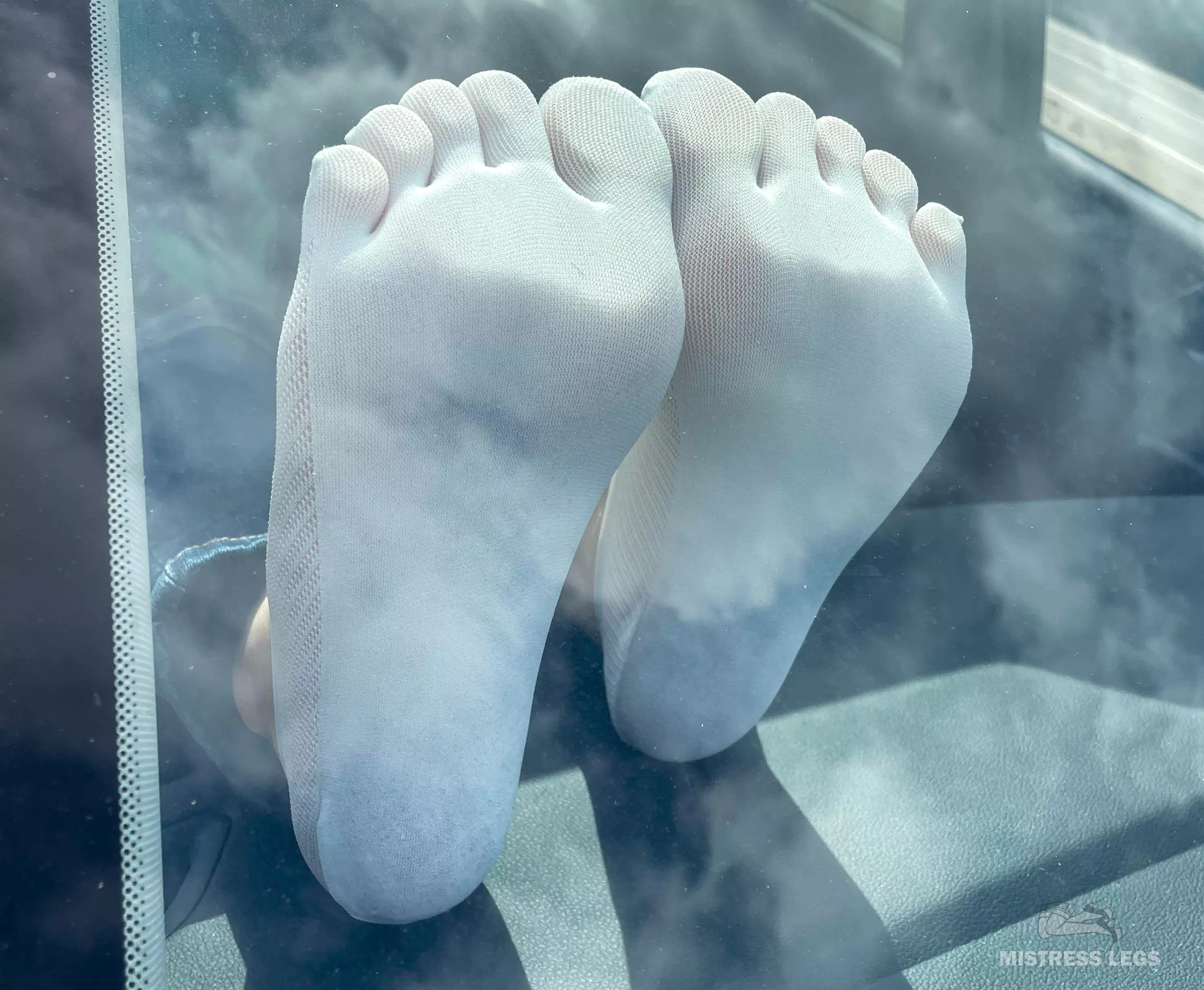 My ankle white socks feet in your face