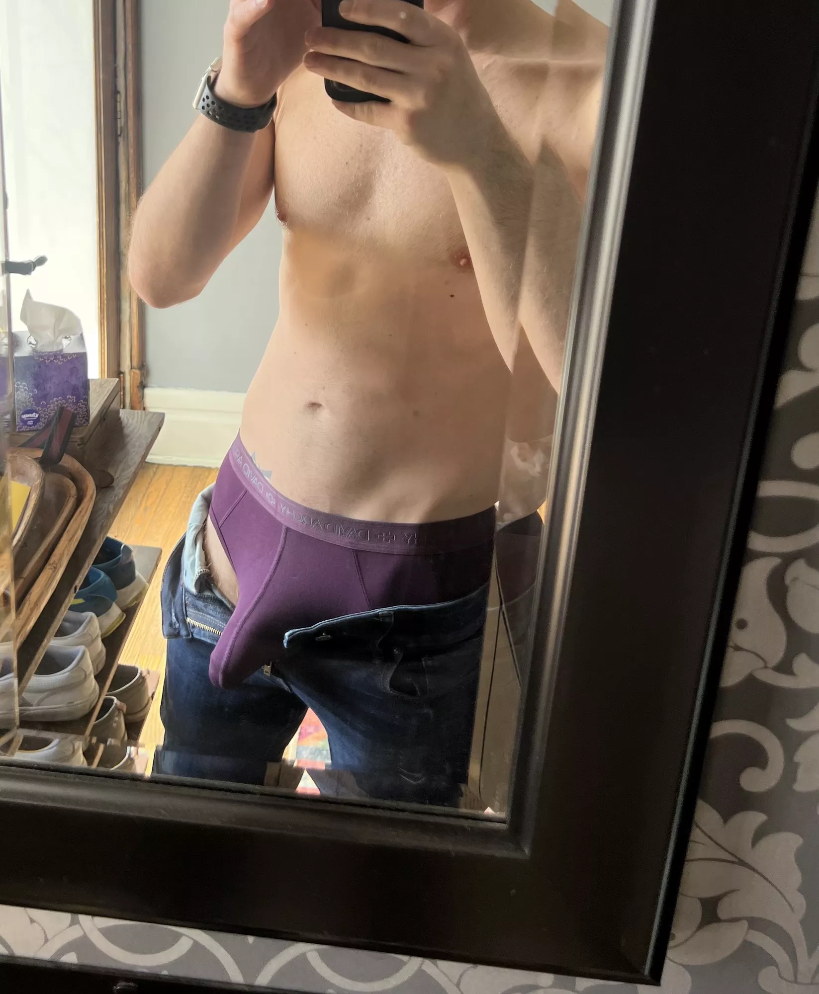 Not sure how to feel about these dual-pouch David Archy’s 🤔