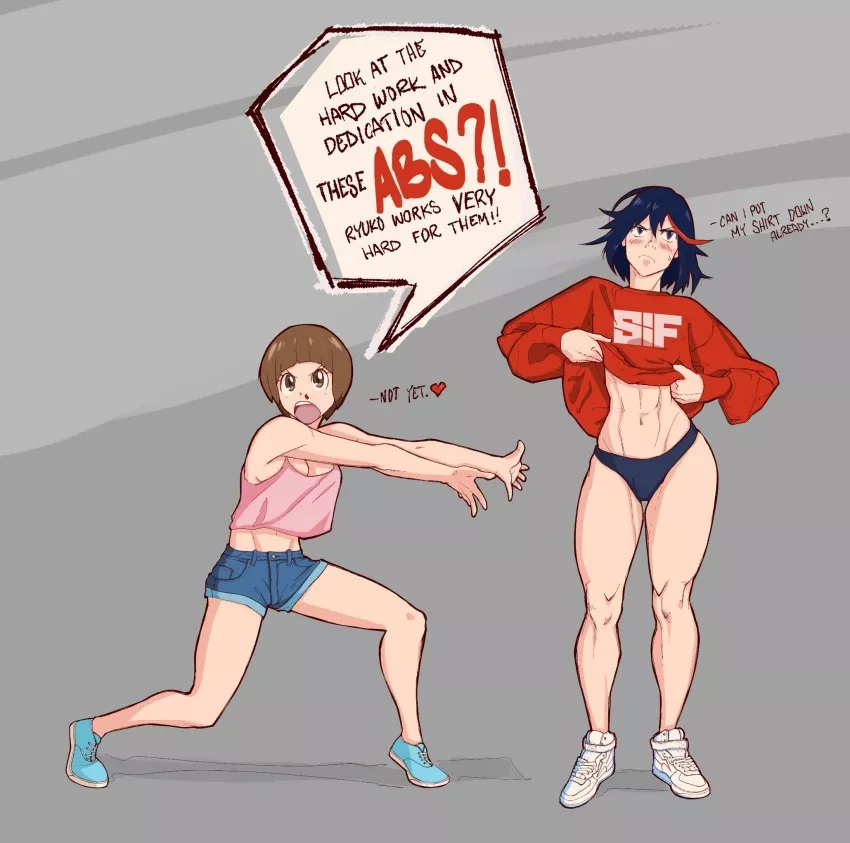 Ryuko's abs