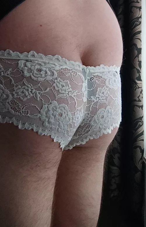 Sexy white thong