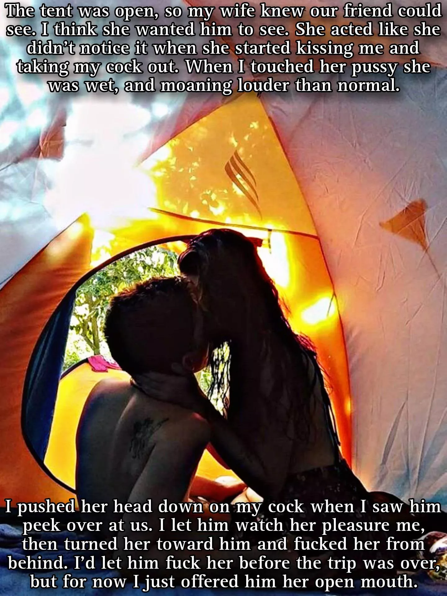 She knew he could see...