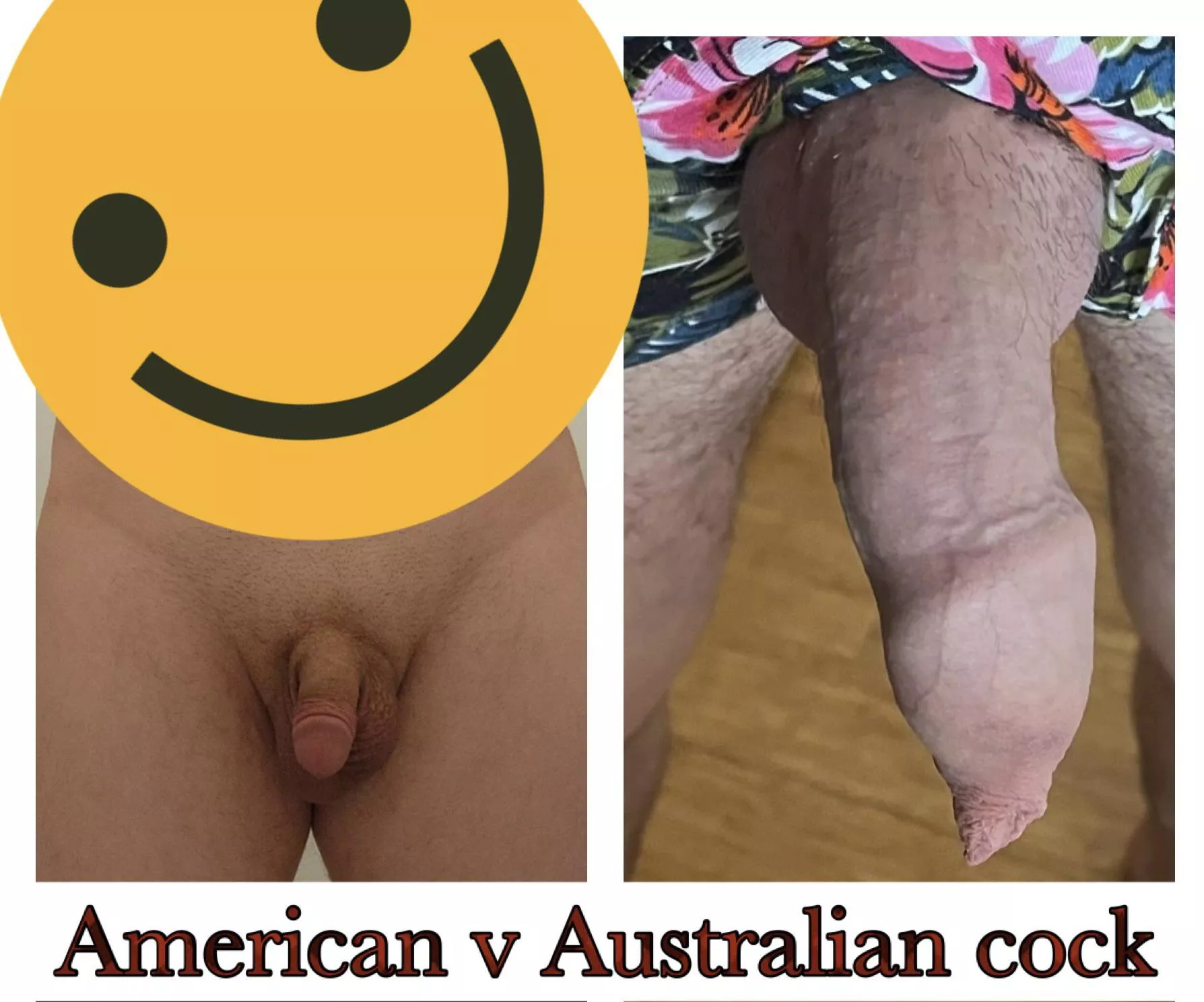 USA (left) v Australia (right)