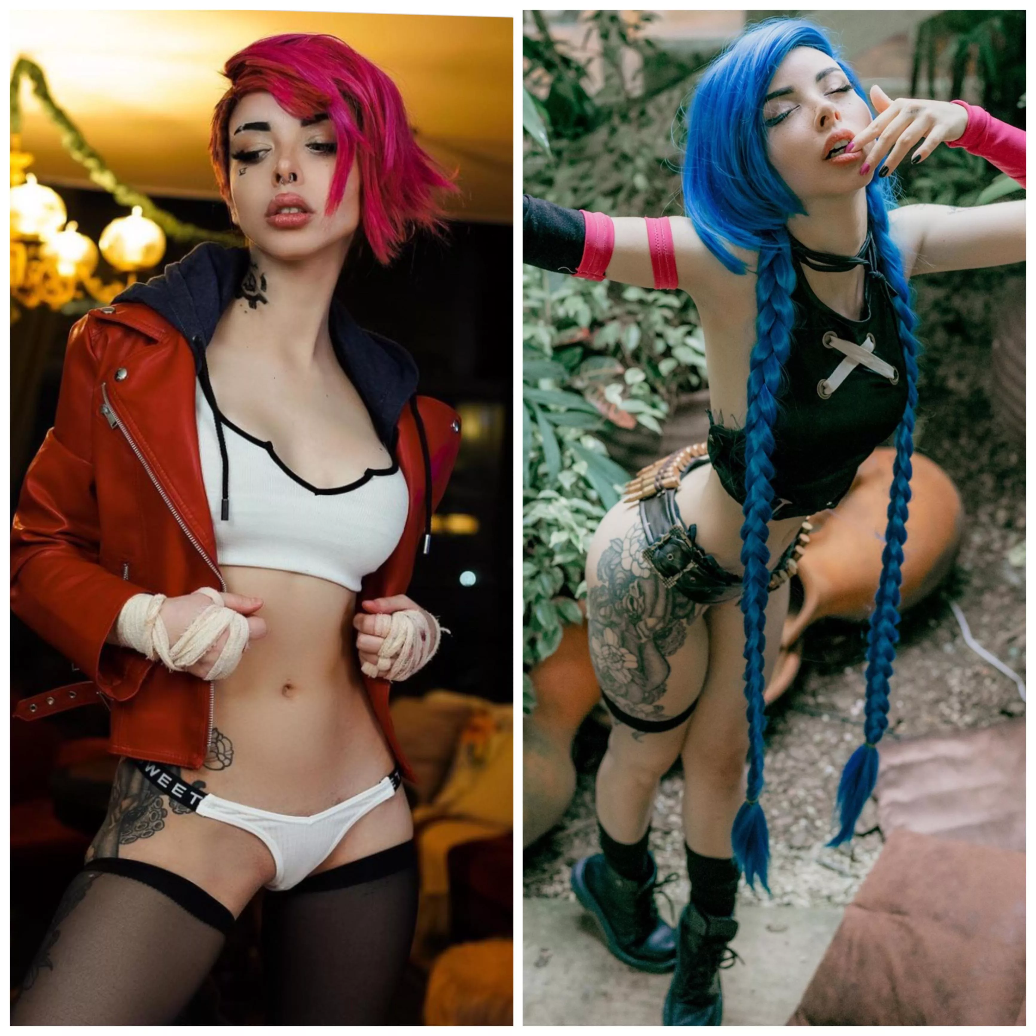 Vi x Jinx (Arcane) by AmandaWelp