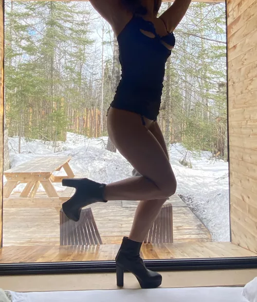 We had fun at the cabin 😏