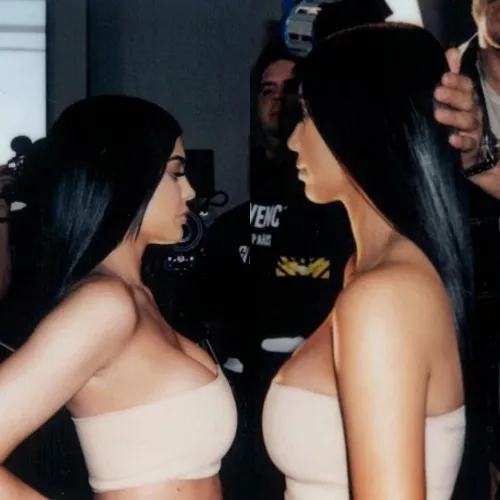 Who has the biggest boobs? Kylie or Kim