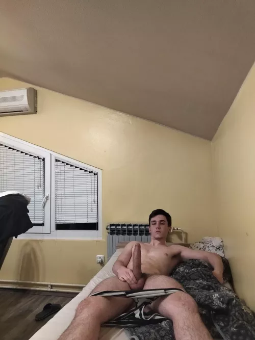 You see me in bed like this, what you doing?