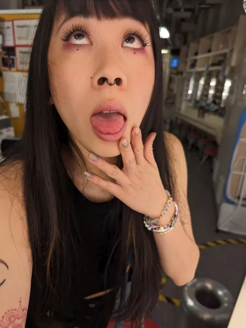 asian girls doing ahegao