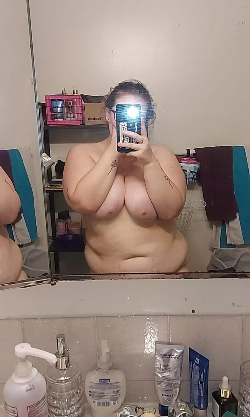Bathroom Mirror Titties