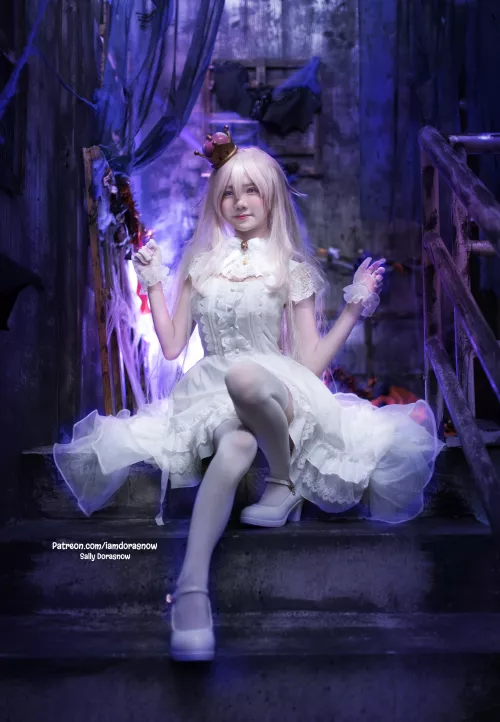 Boosette from Super Mario by Sally Dorasnow