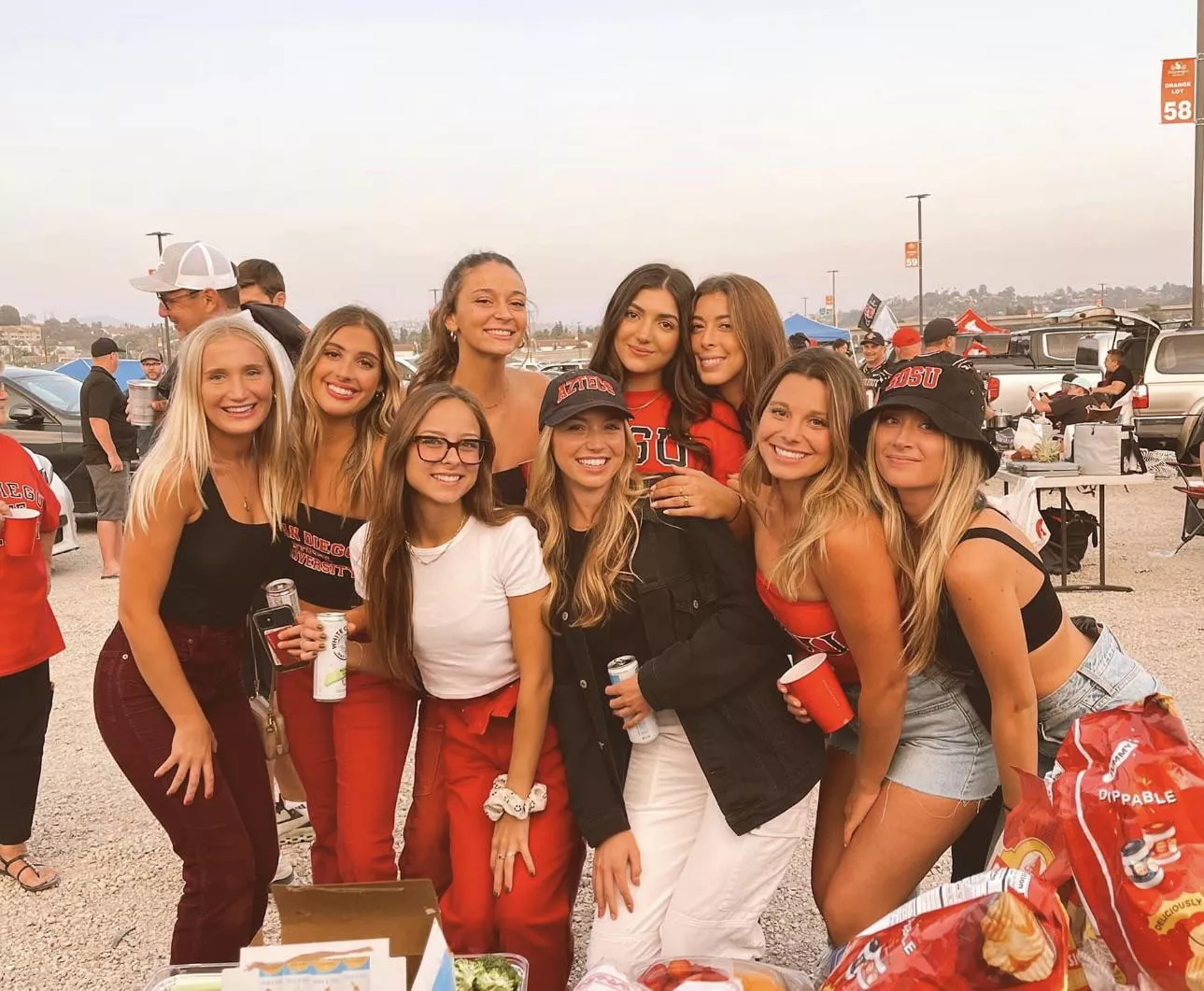 College Babes. Top 1-5, Bottom 6-9.