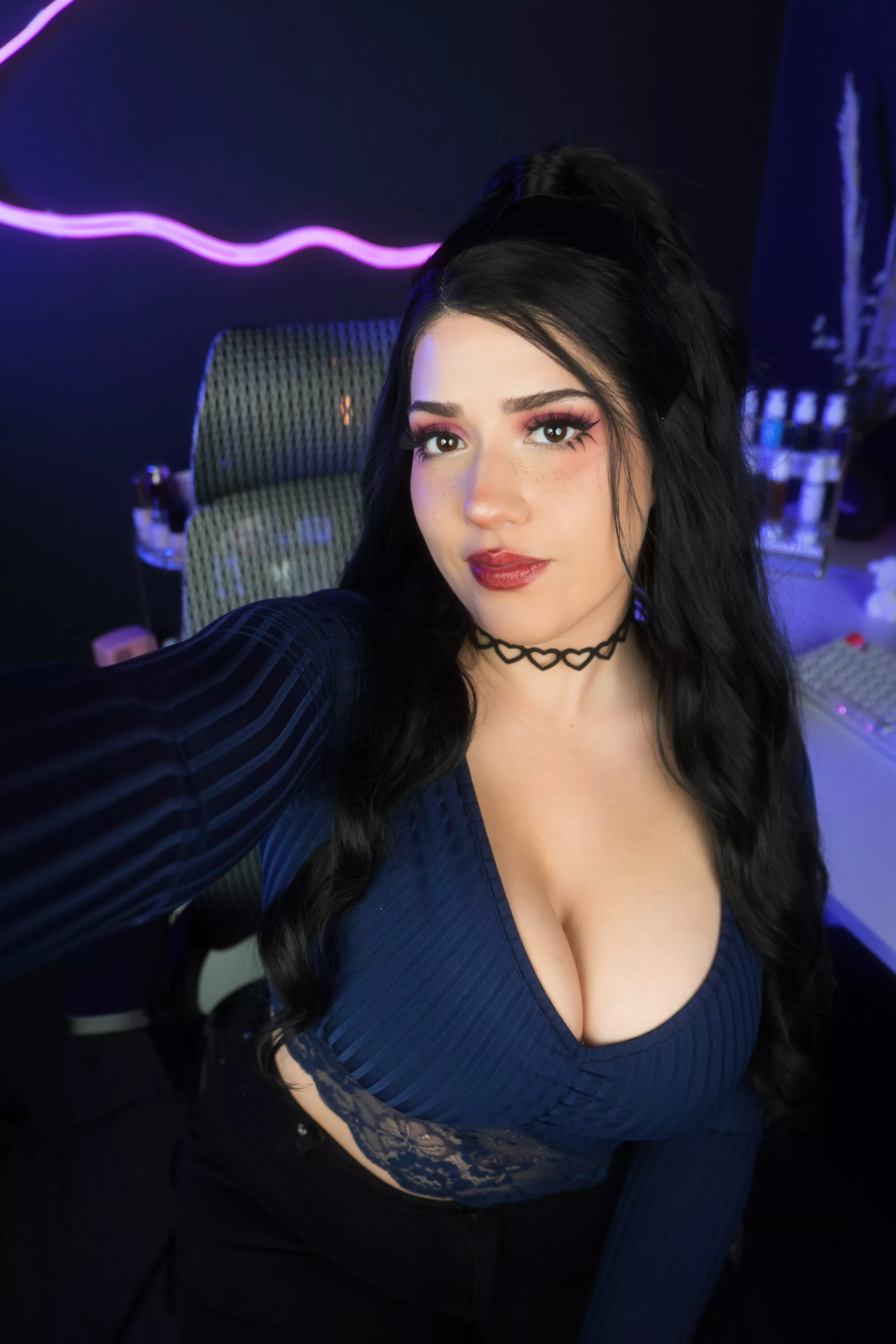 Eyes up here, pervert