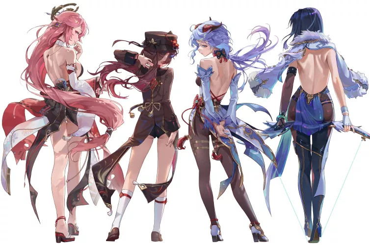 Genshin Waifus Thighs