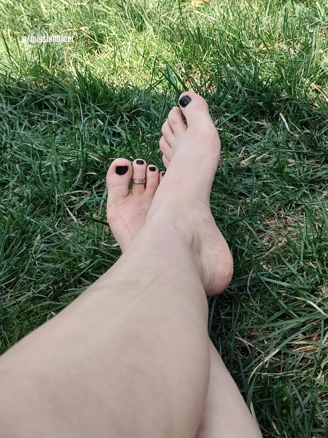 Goth girl feet