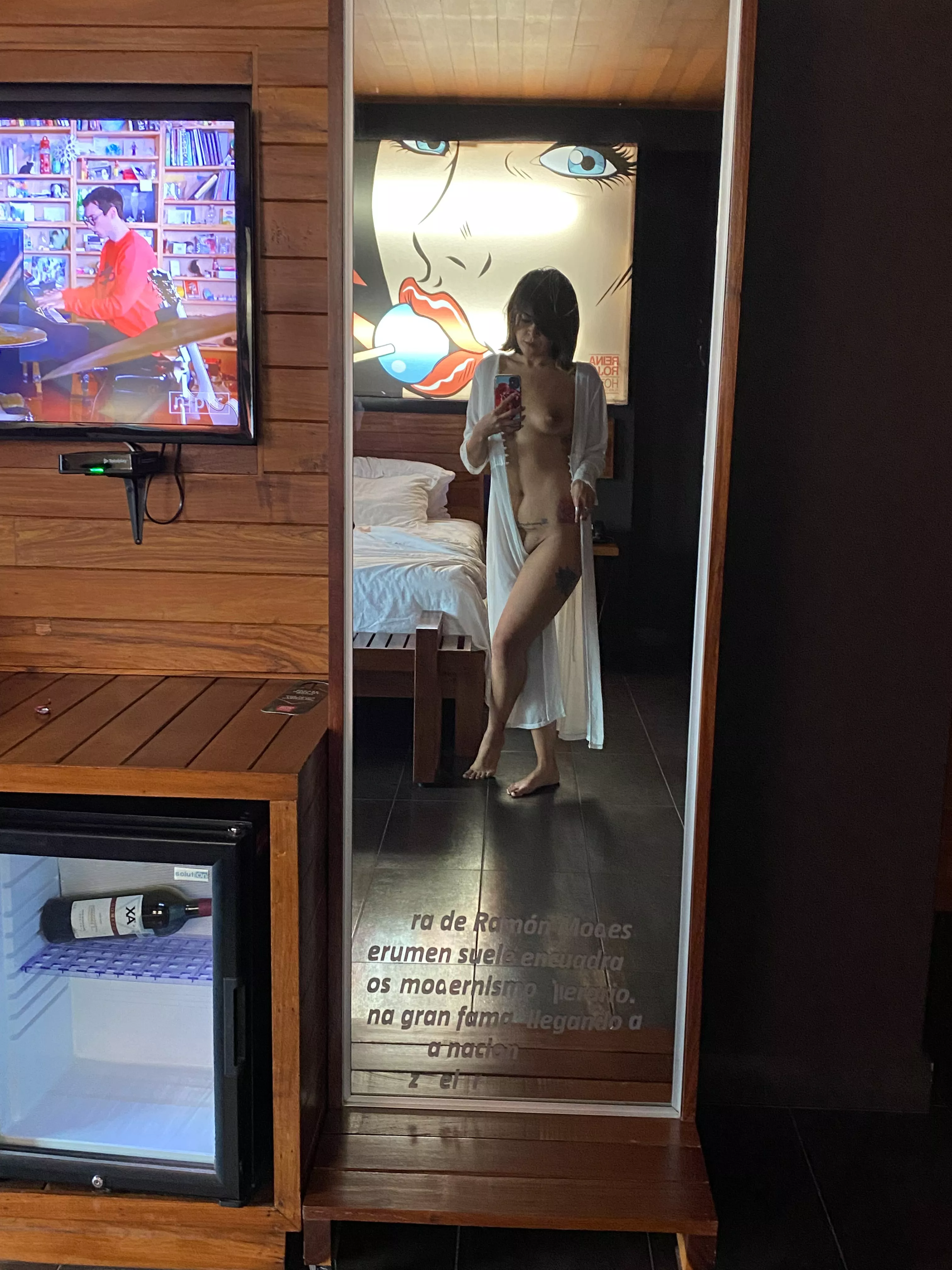 hey there, didn't know you were home. what you wanna do