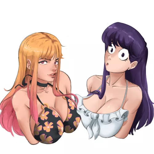 Komi x Marin [MyDressUpDarlin/KomicantCommunivate] (leleart)