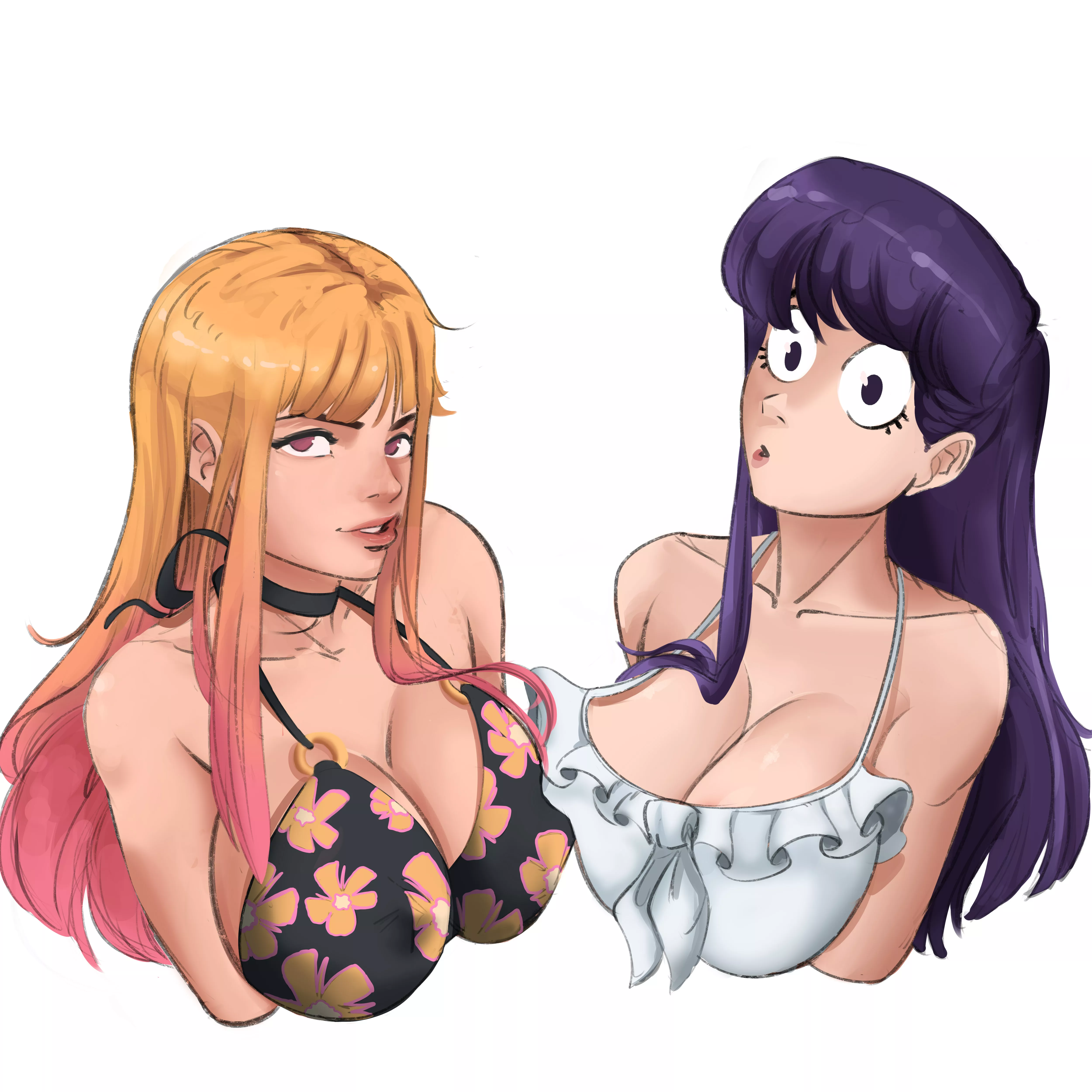 Komi x Marin [MyDressUpDarlin/KomicantCommunivate] (leleart)