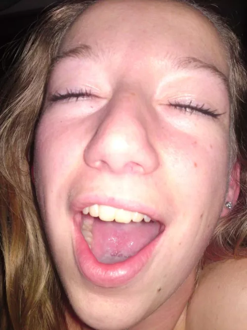 Lekker in het mondje van bianca