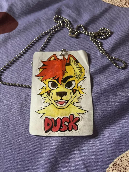 My first fursona badge! Let me know what you think!