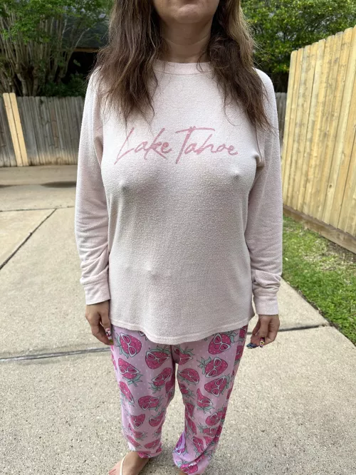 My neighbors love when I go on my walks.