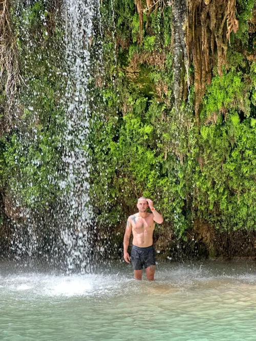 Scene from a backpacking trip in Havasupai