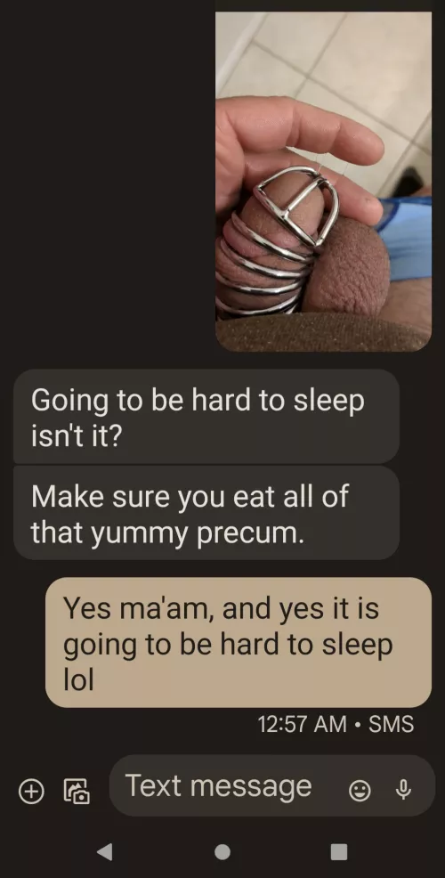 So I just got back from my date, and yes I gave up my keys!