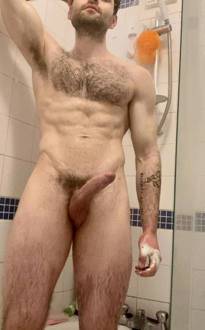 Someone appears to be snooping on their neighbour in the shower, how long, I wonder, before this someone gets caught