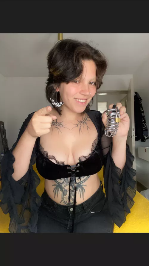 tiny dickies get punished 😈 wear this for mommy