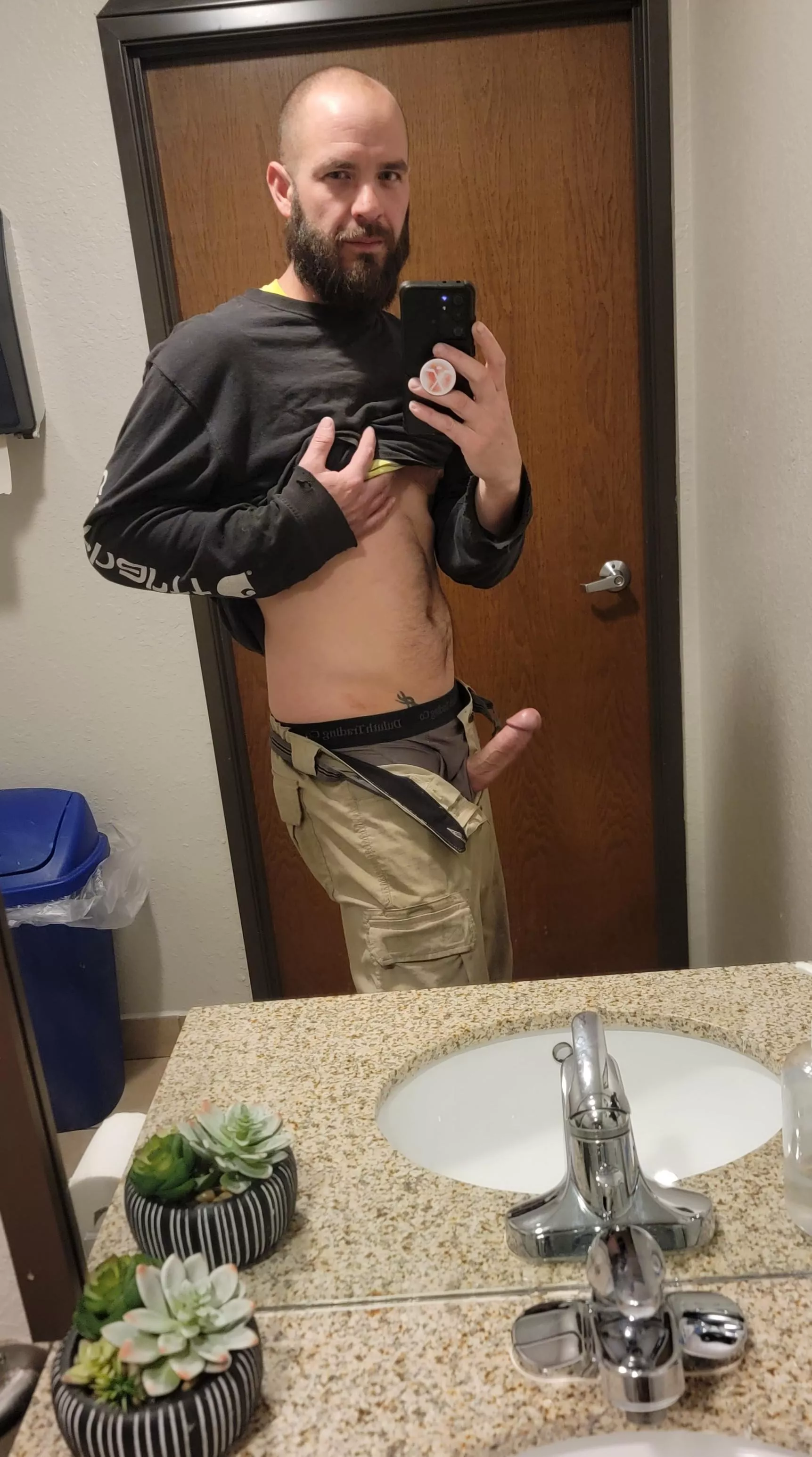 Wanna cum to work with me?