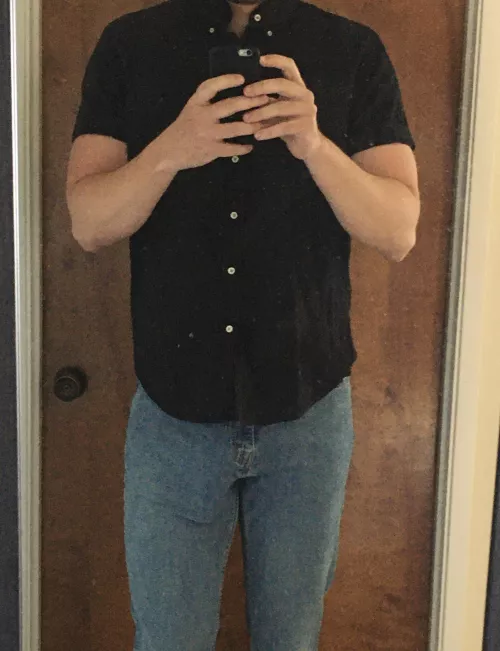 About to step out…Is it too obvious?