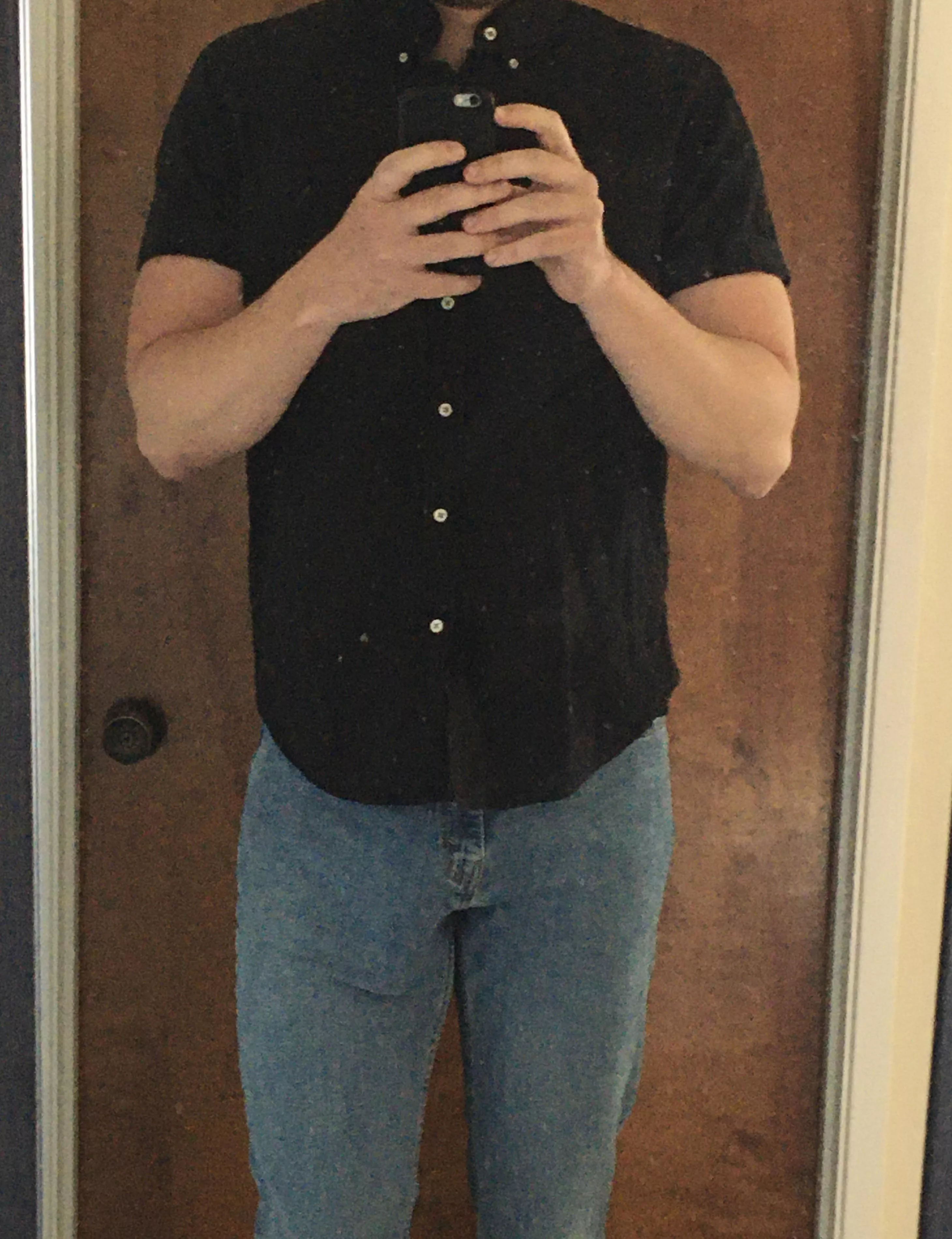 About to step out…Is it too obvious?