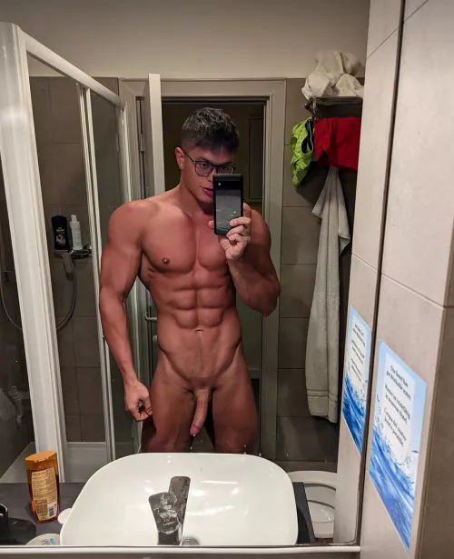 after a hot shower ;)