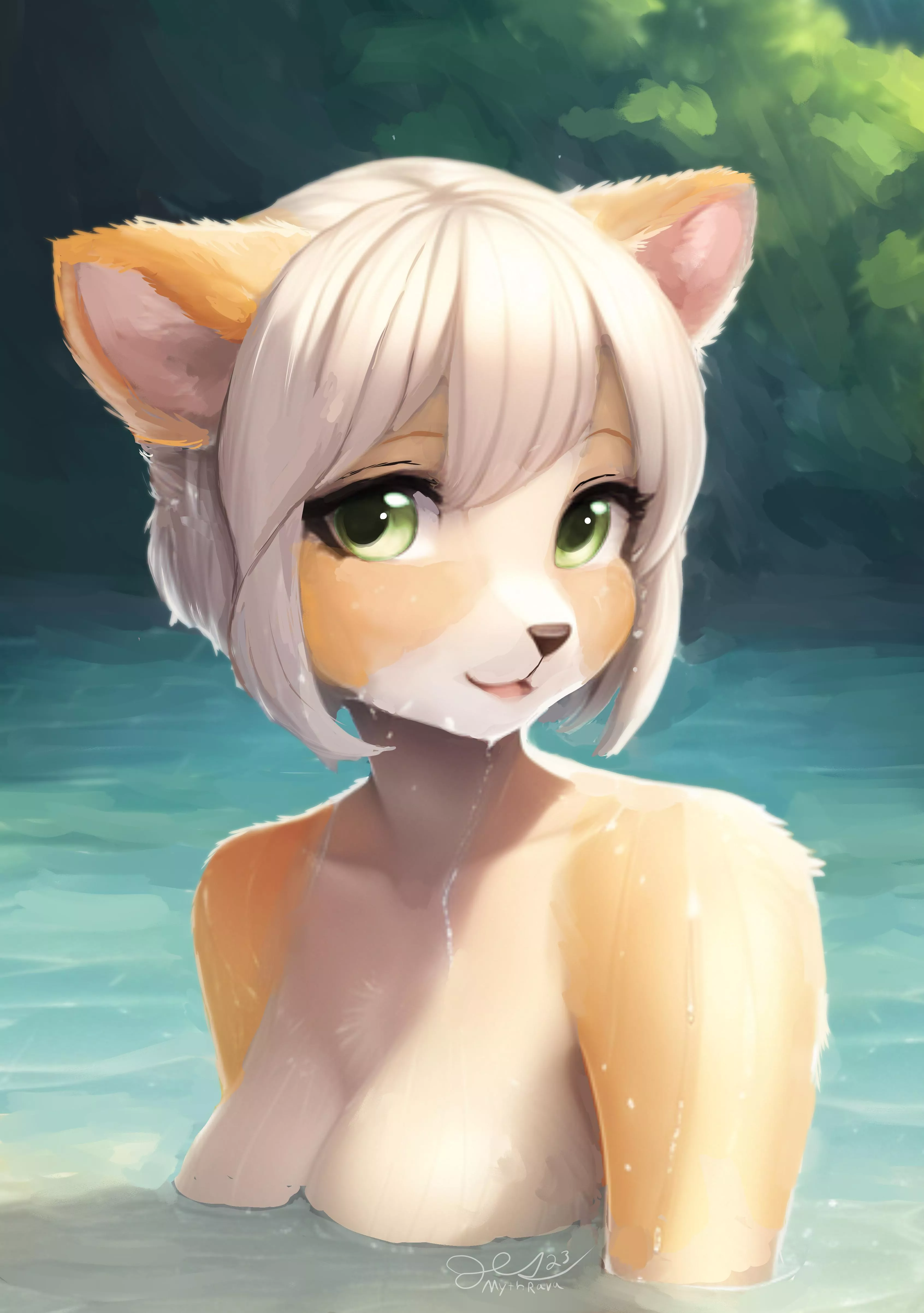 Alani Swimming Painting