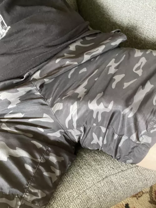 Another angle. Almost poking out!