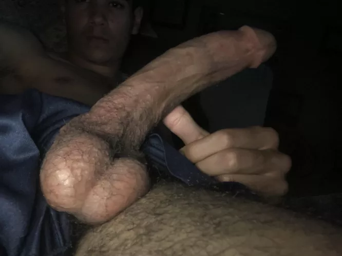 Balls and fat cock