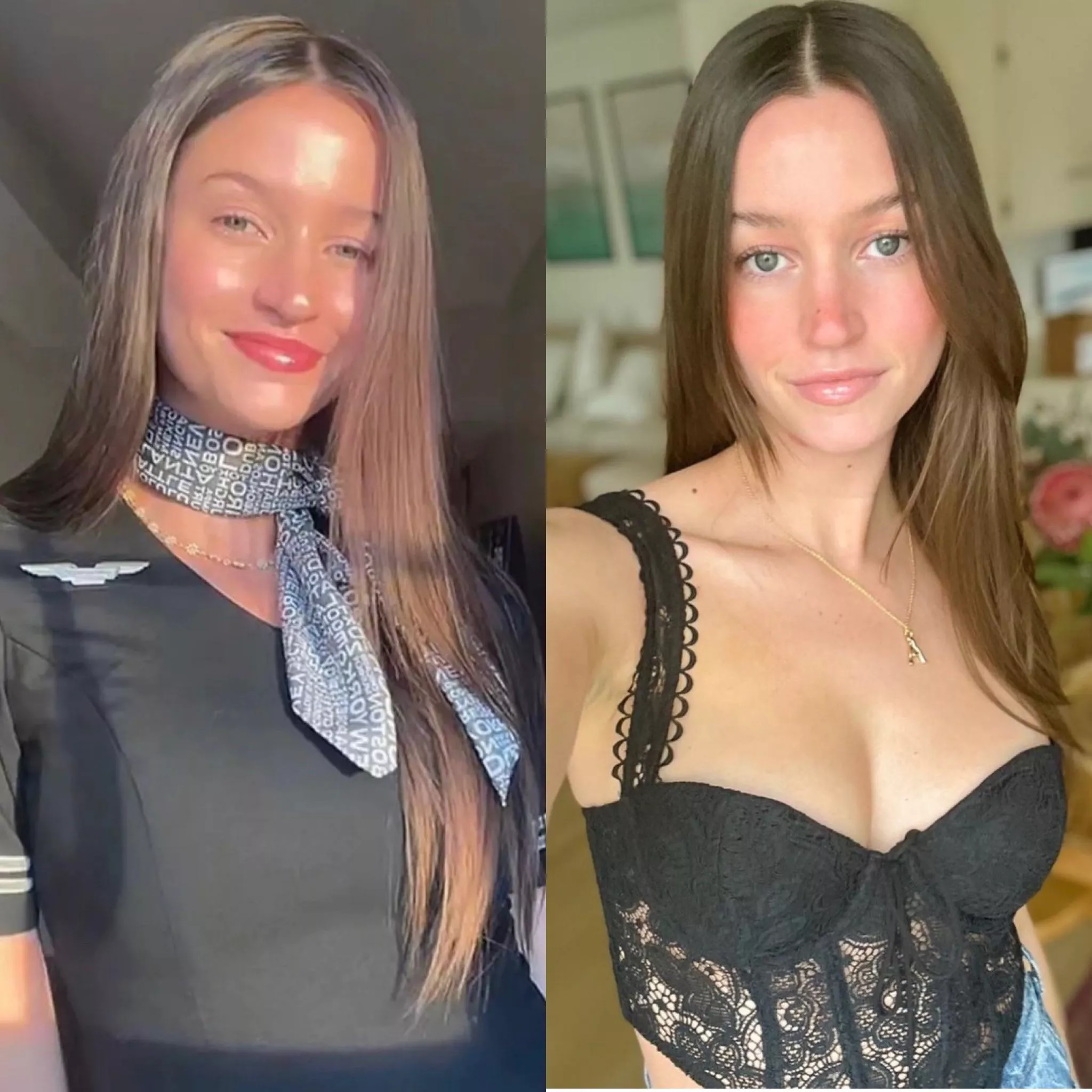 Before and after the layover night