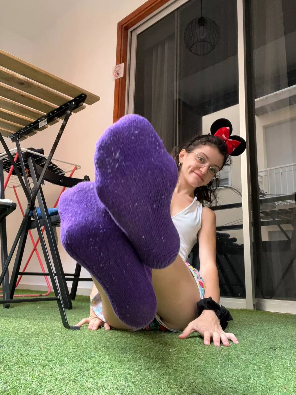 Does it give me purple? [F]