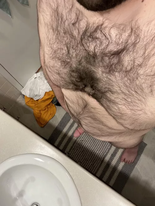 Getting in the shower now