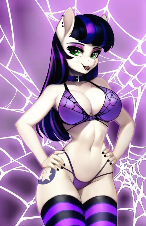 I did an original pony, she's called Shadow Star.