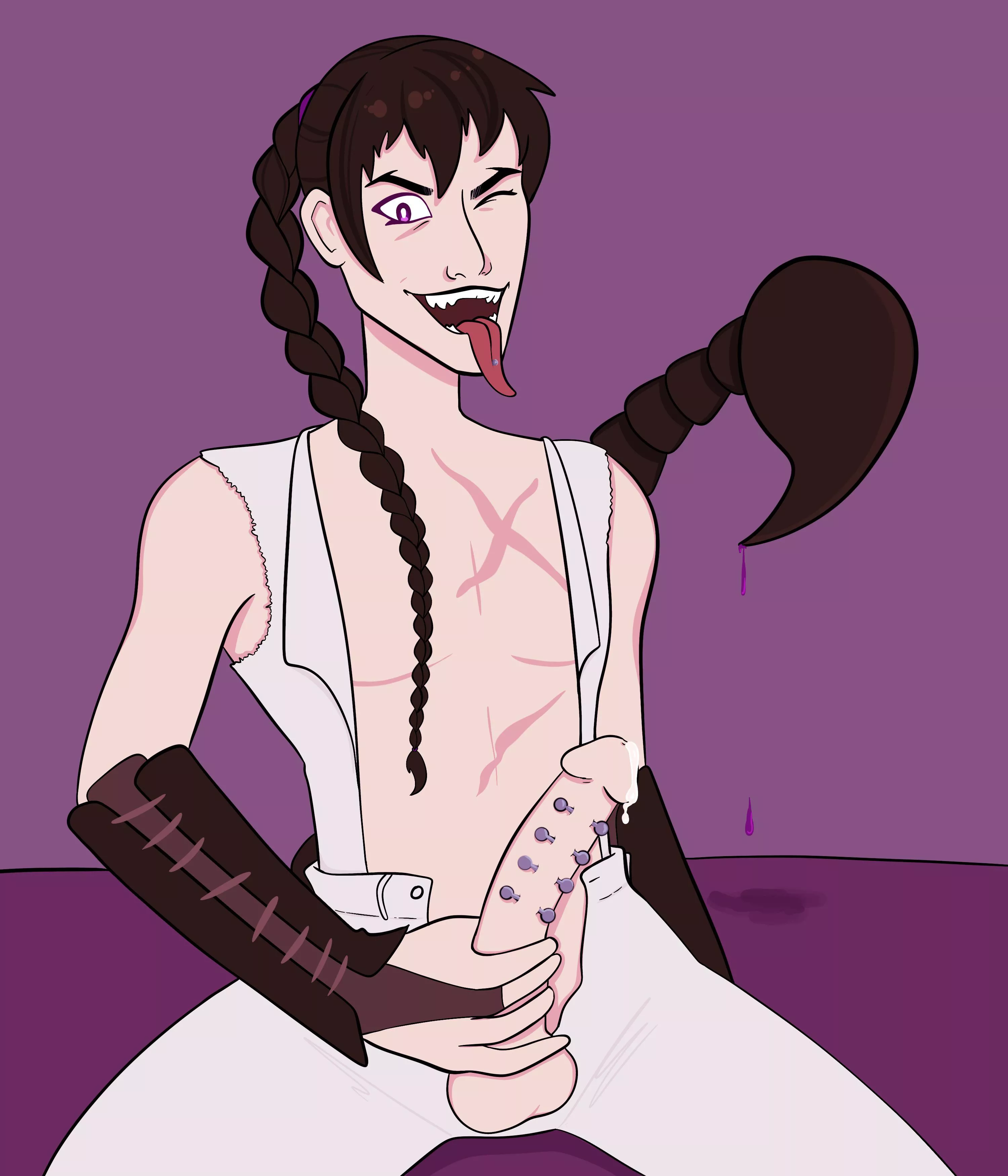 I don’t always draw Tyrian with a dick but when I do it’s pierced ✌️