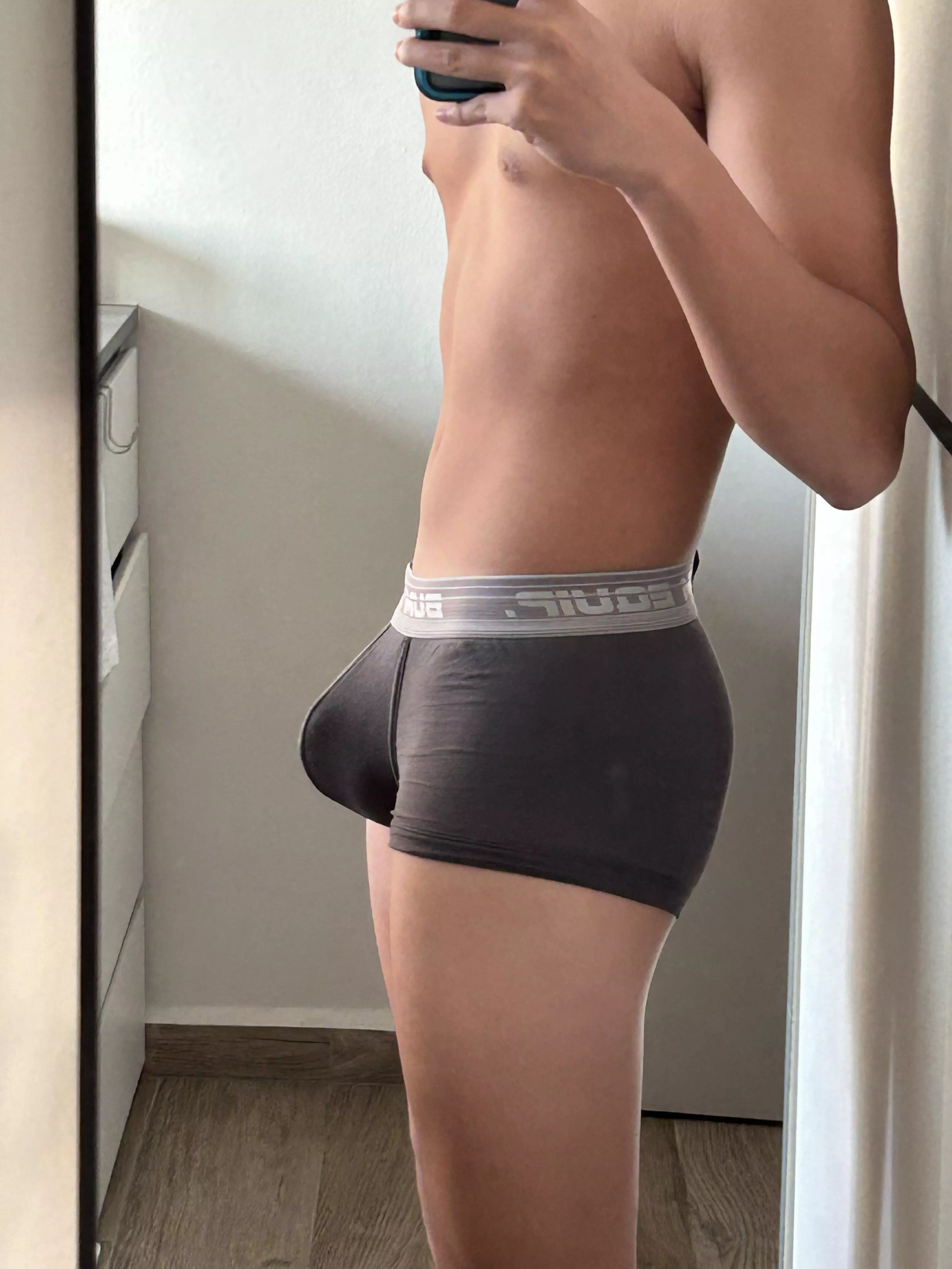 It’s still flaccid maybe you could get it hard