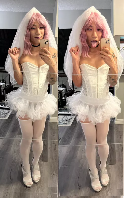 Korean girl before and after seeing BWC 👰