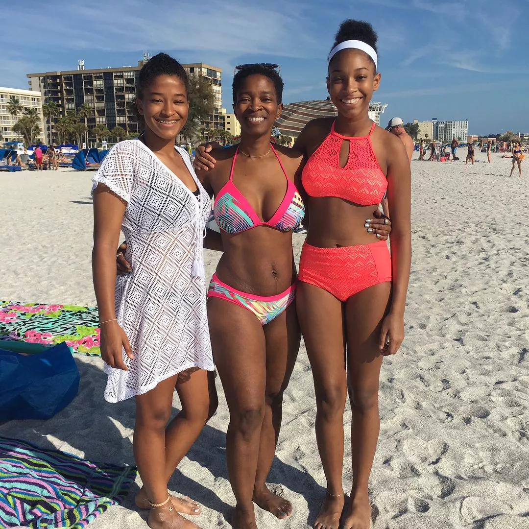 Mother and daughters